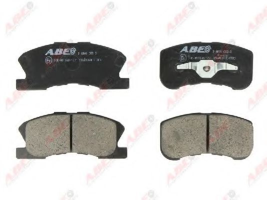 ABE C16013ABE Комплект тормозных колодок, дисковый тормоз 