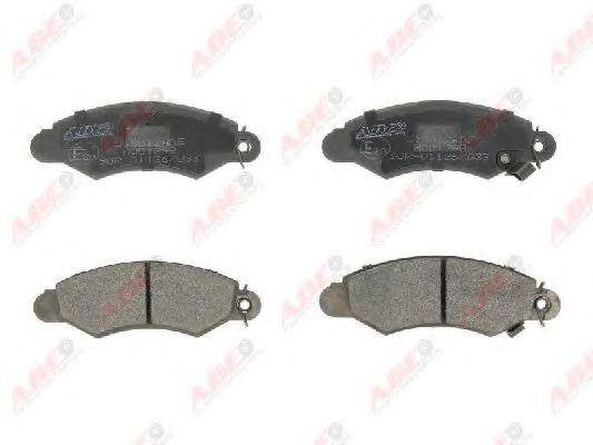 ABE C18012ABE Комплект тормозных колодок, дисковый тормоз<br >04 1998 