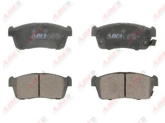 ABE C18016ABE Комплект тормозных колодок, дисковый тормоз 