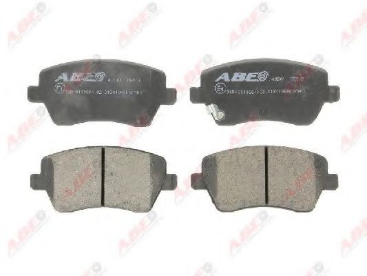ABE C18019ABE Комплект тормозных колодок, дисковый тормоз 