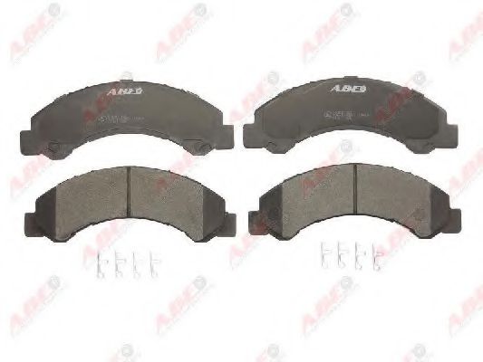 ABE C19013ABE Комплект тормозных колодок, дисковый тормоз 