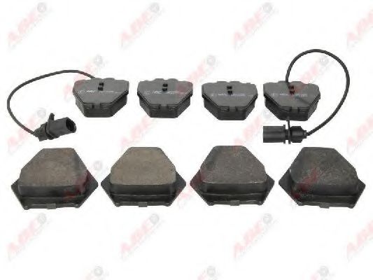 ABE C1A050ABE Комплект тормозных колодок, дисковый тормоз<br >передний мост 