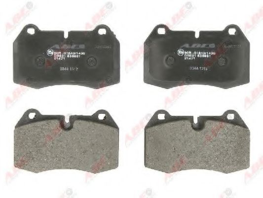 ABE C1B012ABE Комплект тормозных колодок, дисковый тормоз<br >07 1994 