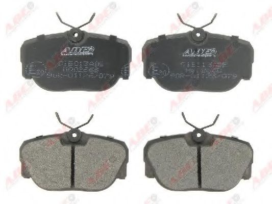 ABE C1B013ABE Комплект тормозных колодок, дисковый тормоз<br >не для ETS 