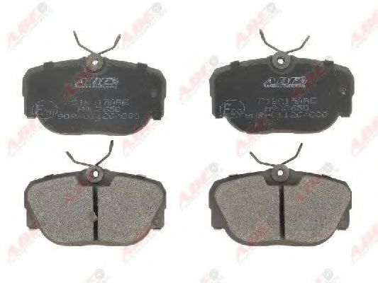 ABE C1B015ABE Комплект тормозных колодок, дисковый тормоз<br >для устройства 