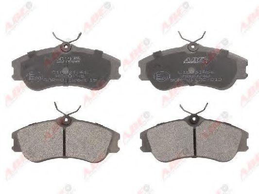 ABE C1C031ABE Комплект тормозных колодок, дисковый тормоз 