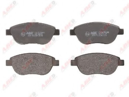ABE C1C035ABE Тормозные колодки для PEUGEOT 207 (Пежо 207) ABE C1C035ABE Тормозные колодки для PEUGEOT 207 (Пежо 207)