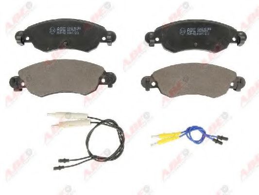 ABE C1C040ABE Тормозные колодки для CITROËN C5 II (CитроËн С5 2) ABE C1C040ABE Тормозные колодки для CITROËN C5 II (CитроËн С5 2)
