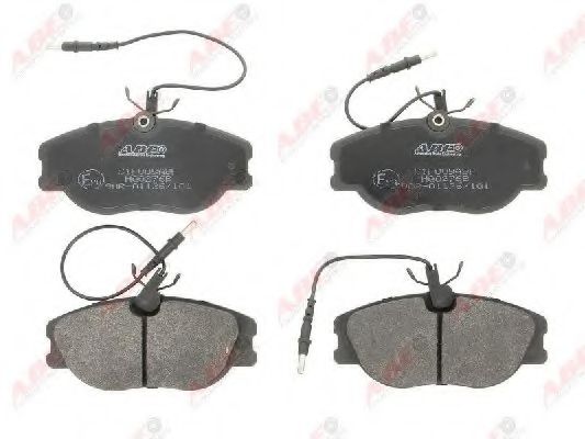 ABE C1F009ABE Комплект тормозных колодок, дисковый тормоз<br >для устройства 