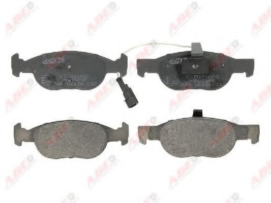 ABE C1F021ABE Комплект тормозных колодок, дисковый тормоз<br >07 1996 