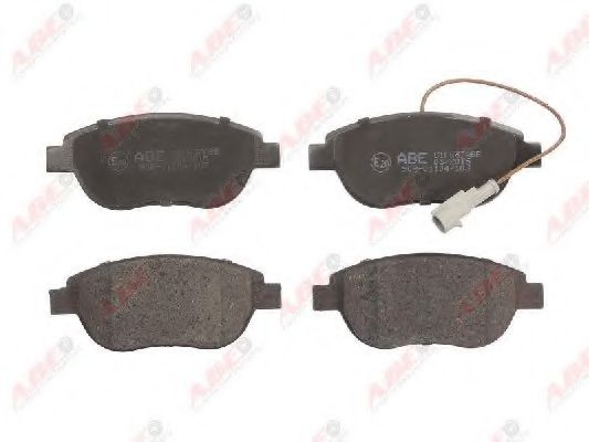 ABE C1F037ABE Комплект тормозных колодок, дисковый тормоз<br >не для повышенной нагрузки 
