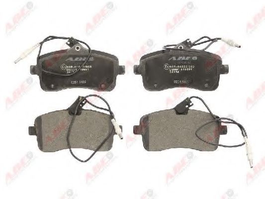 ABE C1P045ABE Тормозные колодки для PEUGEOT 407 (Пежо 407) ABE C1P045ABE Тормозные колодки для PEUGEOT 407 (Пежо 407)