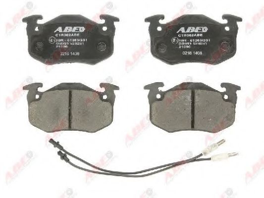 ABE C1R002ABE Тормозные колодки 04 1985 для RENAULT SUPER 5 (Рено Супэр 5) ABE C1R002ABE Тормозные колодки 04 1985 для RENAULT SUPER 5 (Рено Супэр 5)