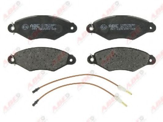 ABE C1R028ABE Комплект тормозных колодок, дисковый тормоз 