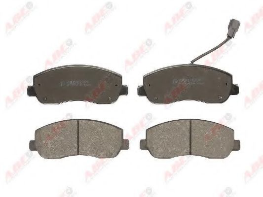 ABE C1R043ABE Комплект тормозных колодок, дисковый тормоз 