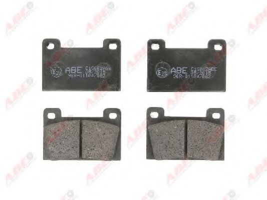 ABE C1S002ABE Комплект тормозных колодок, дисковый тормоз 