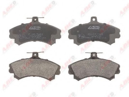 ABE C1V017ABE Комплект тормозных колодок, дисковый тормоз 