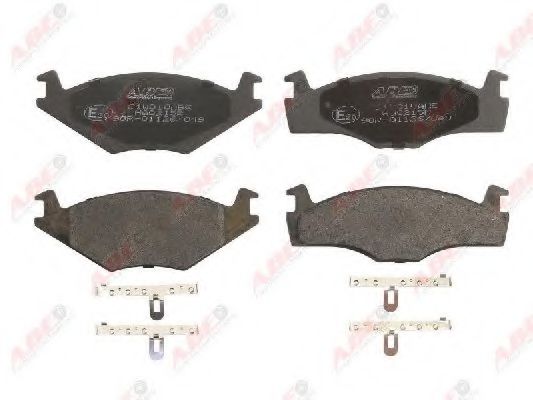 ABE C1W010ABE Тормозные колодки 08 1980 для VOLKSWAGEN SCIROCCO (Фольксваген Сcироccо) ABE C1W010ABE Тормозные колодки 08 1980 для VOLKSWAGEN SCIROCCO (Фольксваген Сcироccо)