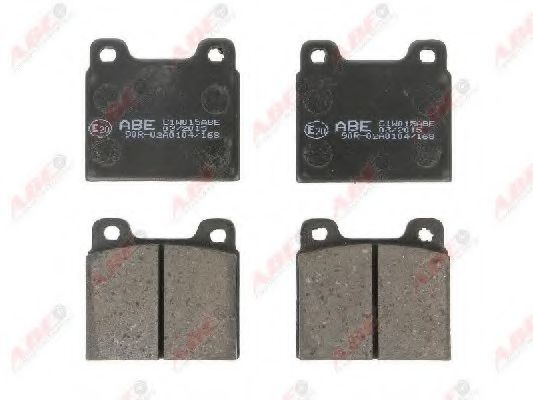 ABE C1W015ABE Комплект тормозных колодок, дисковый тормоз<br >08 1972 