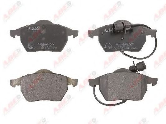 ABE C1W025ABE Комплект тормозных колодок, дисковый тормоз 