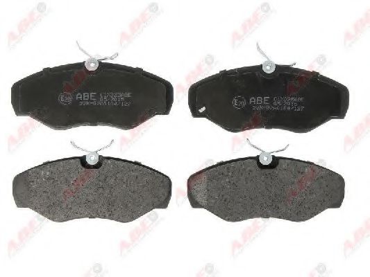 ABE C1X025ABE Комплект тормозных колодок, дисковый тормоз 