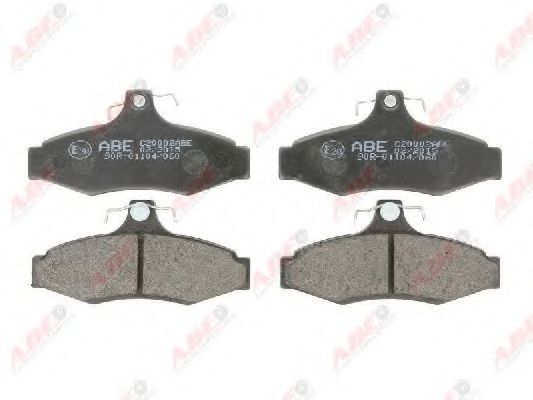 ABE C20002ABE Комплект тормозных колодок, дисковый тормоз<br >задний мост 