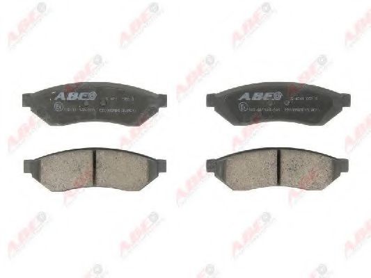 ABE C20005ABE Комплект тормозных колодок, дисковый тормоз<br >12 2004 