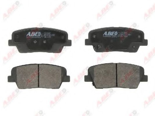 ABE C20316ABE Комплект тормозных колодок, дисковый тормоз<br >задний мост 
