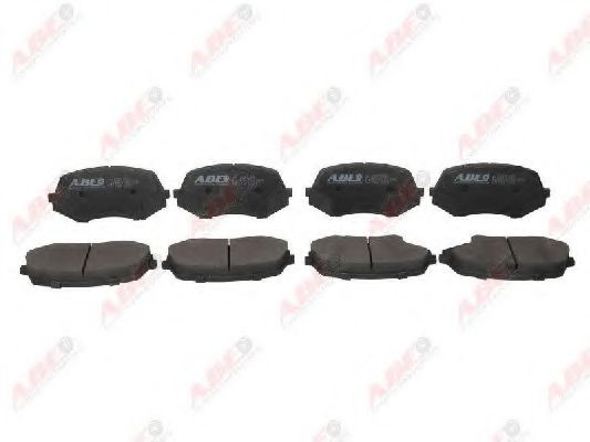 ABE C25014ABE Комплект тормозных колодок, дисковый тормоз<br >задний мост 