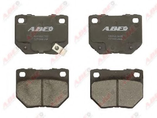 ABE C27006ABE Комплект тормозных колодок, дисковый тормоз<br >для устройства 