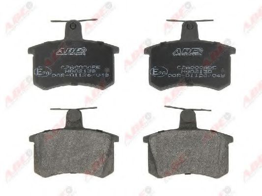 ABE C2A000ABE Комплект тормозных колодок, дисковый тормоз 