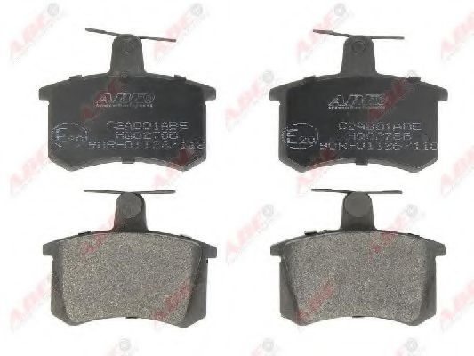 ABE C2A001ABE Тормозные колодки для VOLKSWAGEN JETTA I (Фольксваген Жэтта и) ABE C2A001ABE Тормозные колодки для VOLKSWAGEN JETTA I (Фольксваген Жэтта и)