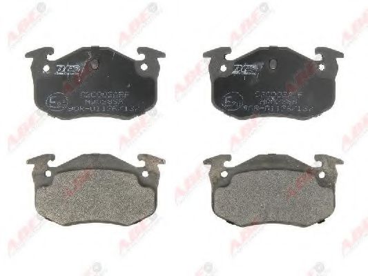 ABE C2C002ABE Тормозные колодки для PEUGEOT 205 I (Пежо 205 и) ABE C2C002ABE Тормозные колодки для PEUGEOT 205 I (Пежо 205 и)