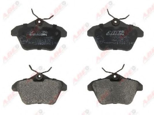 ABE C2D009ABE Комплект тормозных колодок, дисковый тормоз 