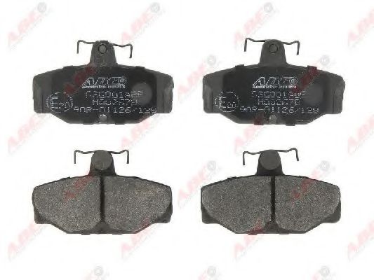 ABE C2G001ABE Комплект тормозных колодок, дисковый тормоз<br >для устройства 