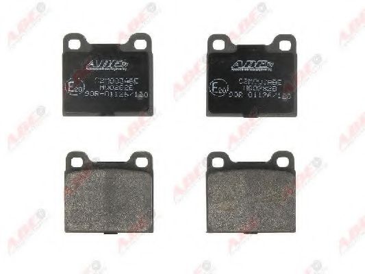 ABE C2M003ABE Тормозные колодки передний мост для AUDI 100 (Ауди 100) ABE C2M003ABE Тормозные колодки передний мост для AUDI 100 (Ауди 100)