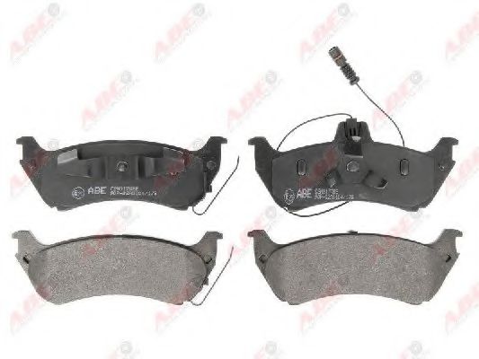 ABE C2M017ABE Комплект тормозных колодок, дисковый тормоз<br >12 1998 