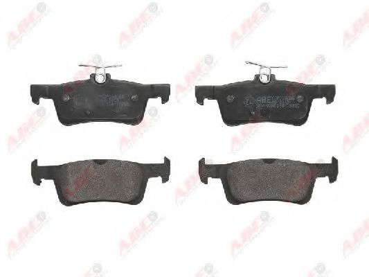 ABE C2P008ABE Комплект тормозных колодок, дисковый тормоз<br >249 