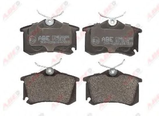 ABE C2W026ABE Тормозные колодки для VOLKSWAGEN (Фольксваген) ABE C2W026ABE Тормозные колодки для VOLKSWAGEN (Фольксваген)