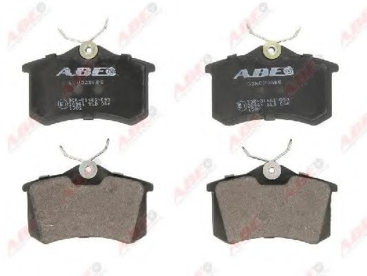ABE C2W028ABE Комплект тормозных колодок, дисковый тормоз 