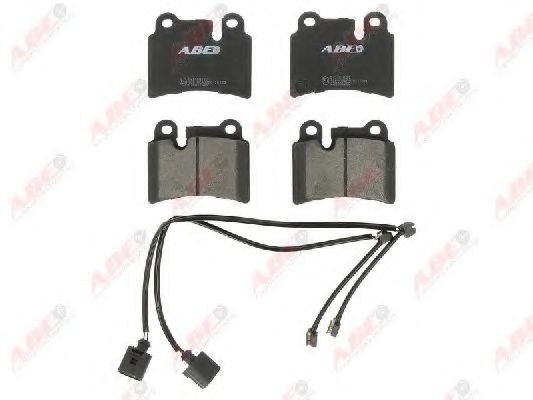 ABE C2W031ABE Комплект тормозных колодок, дисковый тормоз<br >1KQ 