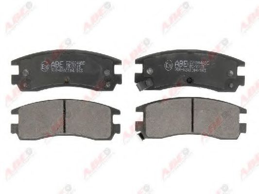 ABE C2X004ABE Тормозные колодки для CHEVROLET VENTURE (Шевроле Vэнтурэ) ABE C2X004ABE Тормозные колодки для CHEVROLET VENTURE (Шевроле Vэнтурэ)