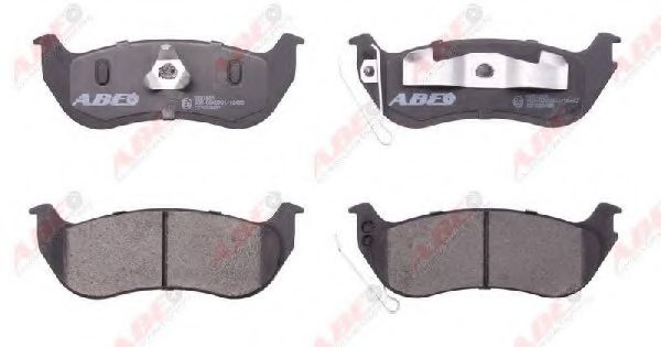 ABE C2Y022ABE Комплект тормозных колодок, дисковый тормоз<br >2006 