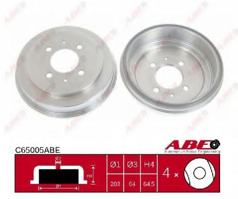 ABE C65005ABE Тормозной барабан Привод на передние колеса для MITSUBISHI MIRAGE (Митсубиши/митсубиси Мирагэ) ABE C65005ABE Тормозной барабан Привод на передние колеса для MITSUBISHI MIRAGE (Митсубиши/митсубиси Мирагэ)