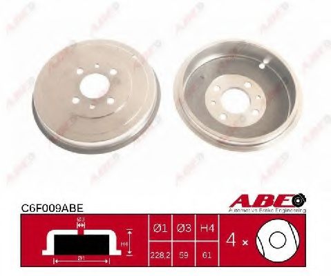 ABE C6F009ABE Тормозной барабан полностью автоматическая коробка передач для FIAT TEMPRA (Фиат Тэмпра) ABE C6F009ABE Тормозной барабан полностью автоматическая коробка передач для FIAT TEMPRA (Фиат Тэмпра)