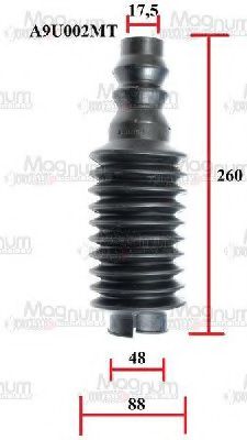 Magnum Technology A9U002MT Защитный колпак пыльник, амортизатор для MAZDA (Мазда) Magnum Technology A9U002MT Защитный колпак пыльник, амортизатор для MAZDA (Мазда)