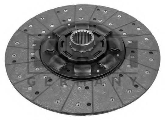 KM Germany 069 0947 Диск сцепления B9+35mm, B18 для RENAULT TRUCKS KERAX (Рено трак Кэраx) KM Germany 069 0947 Диск сцепления B9+35mm, B18 для RENAULT TRUCKS KERAX (Рено трак Кэраx)