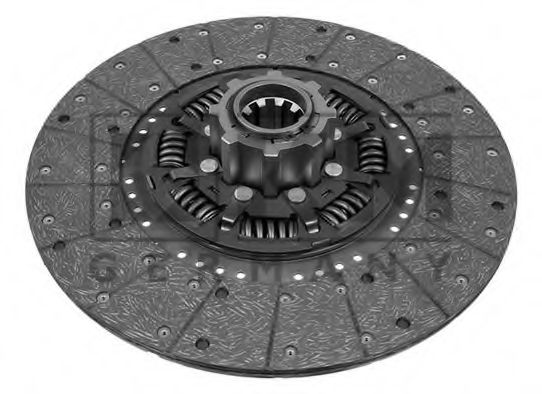 KM Germany 069 1143 Диск сцепления для транспортного средства с двухдисковым сцеплением для RENAULT TRUCKS KERAX (Рено трак Кэраx) KM Germany 069 1143 Диск сцепления для транспортного средства с двухдисковым сцеплением для RENAULT TRUCKS KERAX (Рено трак Кэраx)