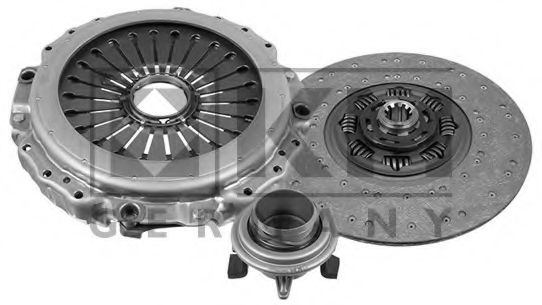 KM Germany 069 1623 Комплект сцепления ZF 9S-109 для RENAULT TRUCKS KERAX (Рено трак Кэраx) KM Germany 069 1623 Комплект сцепления ZF 9S-109 для RENAULT TRUCKS KERAX (Рено трак Кэраx)