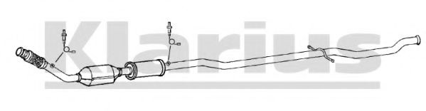 KLARIUS 322856 Катализатор 